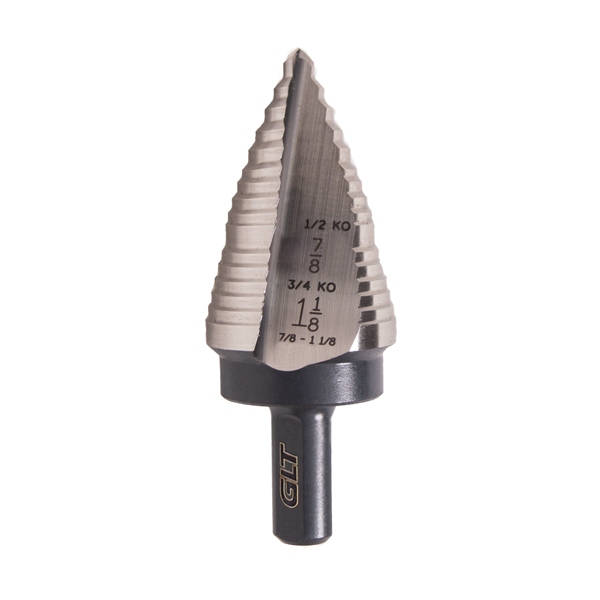 Broca Escalonada AAV Ø1/4"-Ø1-1/8" Z3/8"