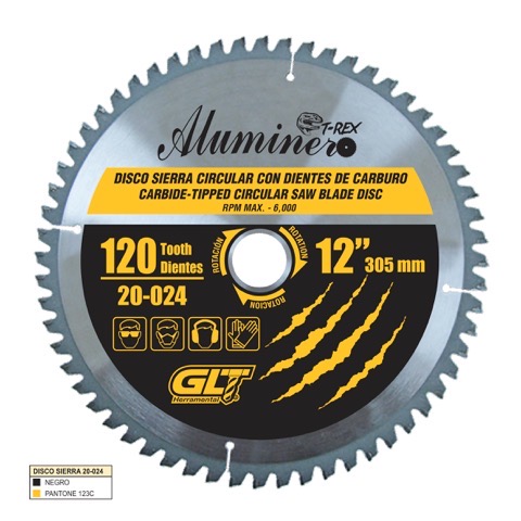 Sierra Circular TCG Ø12"-120D Aluminero.