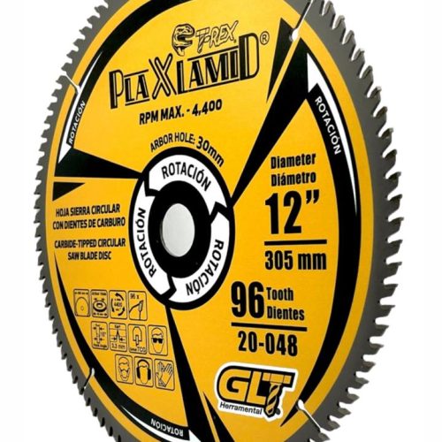 Sierra Circular Ø12"-X96DX30mm PlaXLamid