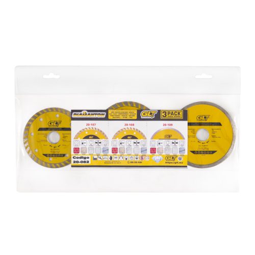Discos para Concreto Combo 3 Pack   4-½"