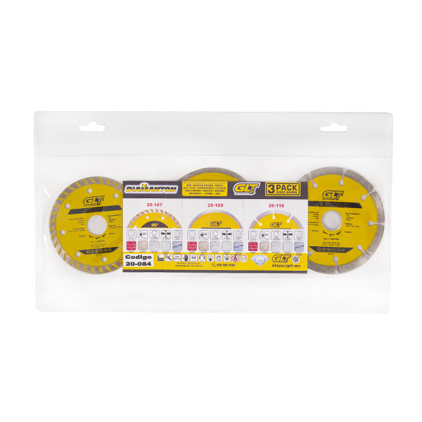 Disco P/Concreto Combo 3 Pack 4-1/2"