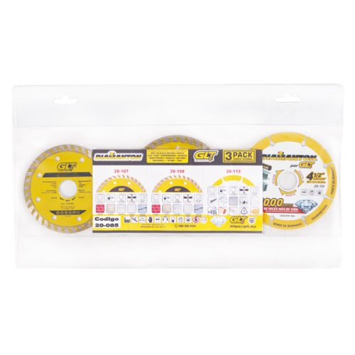 Disco P/Concreto Combo 3 Pack 4-1/2"