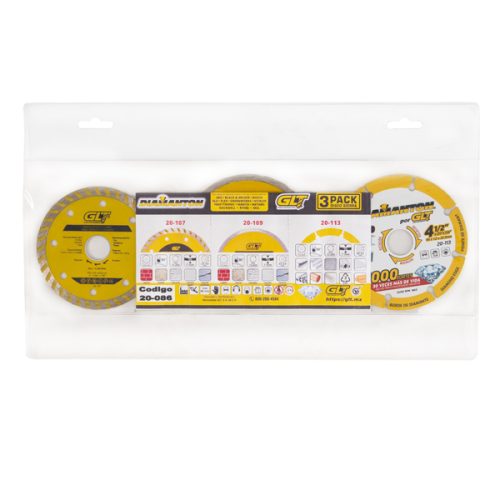 Disco P/Concreto Combo 3 Pack 4-1/2"