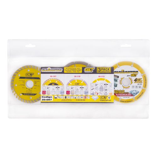Disco P/Concreto Combo 3 Pack 4-1/2"