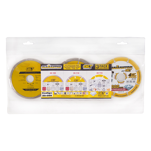 Disco P/Concreto Combo 3 Pack 4-1/2"