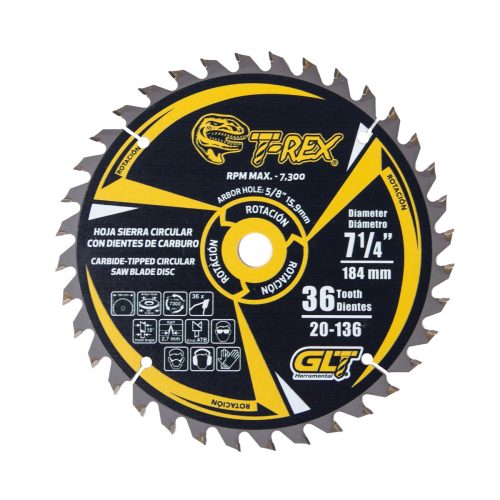 20-136A.jpg Sierra Circular TCT Ø7¼"X36Dientes T-Rex