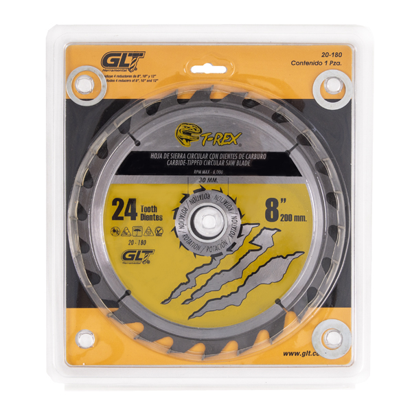 Sierra Circular TCT Ø8¼"X24Dientes T-Rex
