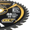 Sierra Circular TCT Ø8¼"X40Dientes T-Rex