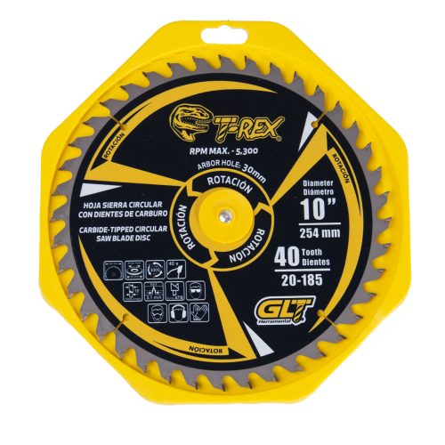 Sierra Circular TCT Ø10"X40Dientes T-Rex