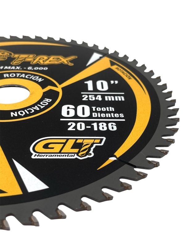 Sierra Circular TCT Ø10"X60Dientes T-Rex