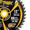 Sierra Circular TCT Ø12"X40Dientes T-Rex