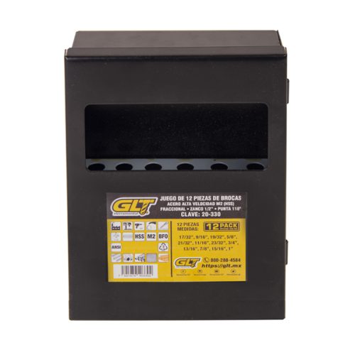 20-331.jpg Broca AAV Zanco½"Caja Metálica12PzsVacio