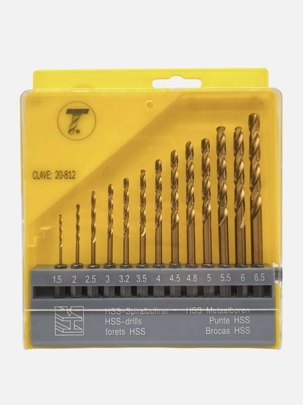 13 Piezas Brocas mm Zanco Hex Ø1.5-6,5mm