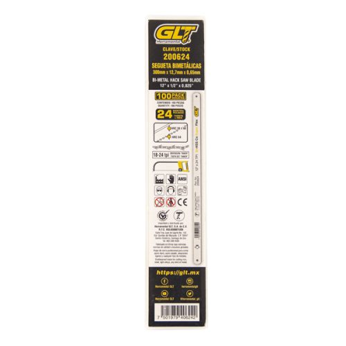Segueta Bimetal  SuperFlex Diente Fino