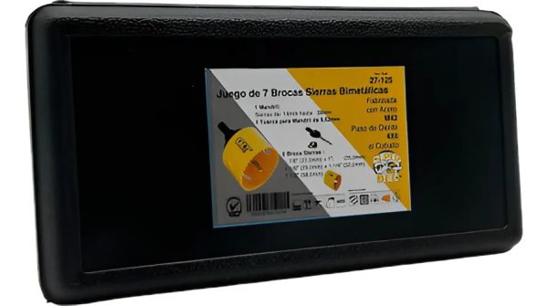 7 Piezas Sierra Copa  Bi Met Mantenimien