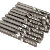 10Pzs Fresa CNC 1Flauta 2.0mmX17X38XZ3,1