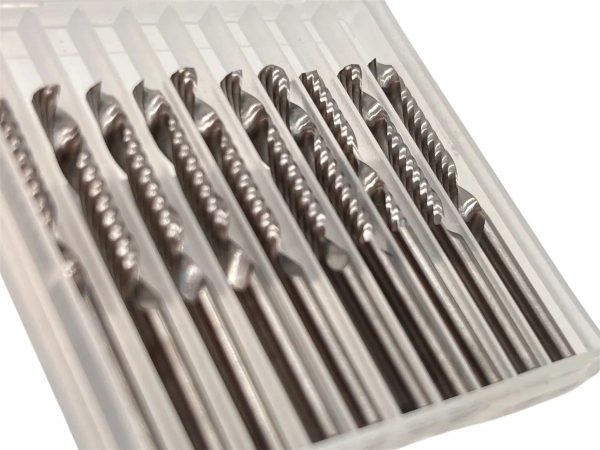 10Pzs Fresa CNC 1Flauta 2.0mmX17X38XZ3,1