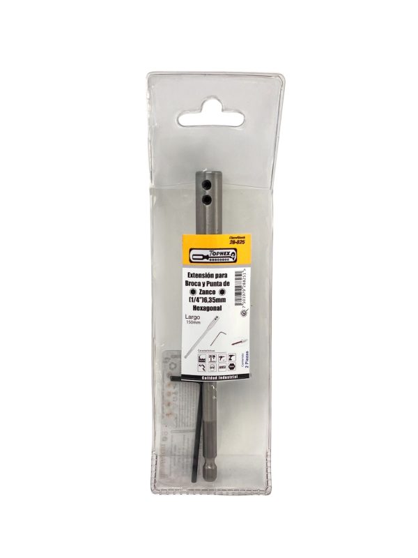 Extensión Broca y Punta 150mm C/Llave Z¼