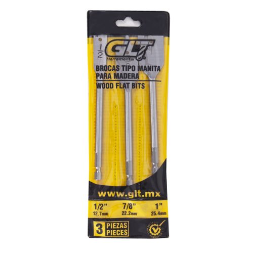 28-833.jpg Broca Manita P/Madera Jgo 3 Pzs Zanco ¼